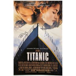 Signed Titanic Poster Leonardo DeCaprio Kate Winslet