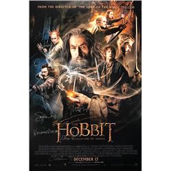 Signed Hobbit Desolation of Smaug Poster Orlando Bloom