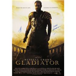 Signed Gladiator Poster Russell Crowe  Joaquin Phoenix