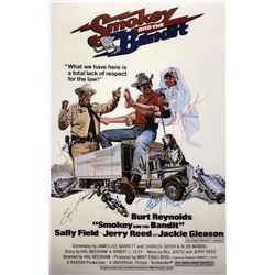 Signed Smokey the Bandit Poster Burt Reynold