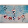 Image 1 : Frozen Elsa Anna Idina Menzel 5 casts Signed Photo