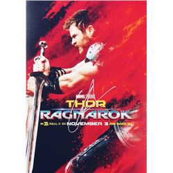 Thor Ragnarok Chris Hemsworth Signed Photo