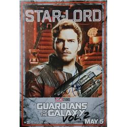 Guardians of The Galaxy 2 Chris Pratt Signed Photo