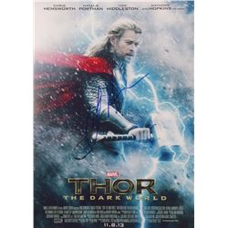 Thor Dark World Chris Hemsworth Signed Photo