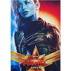 Captain Marvel Gemma Chan Signed Photo