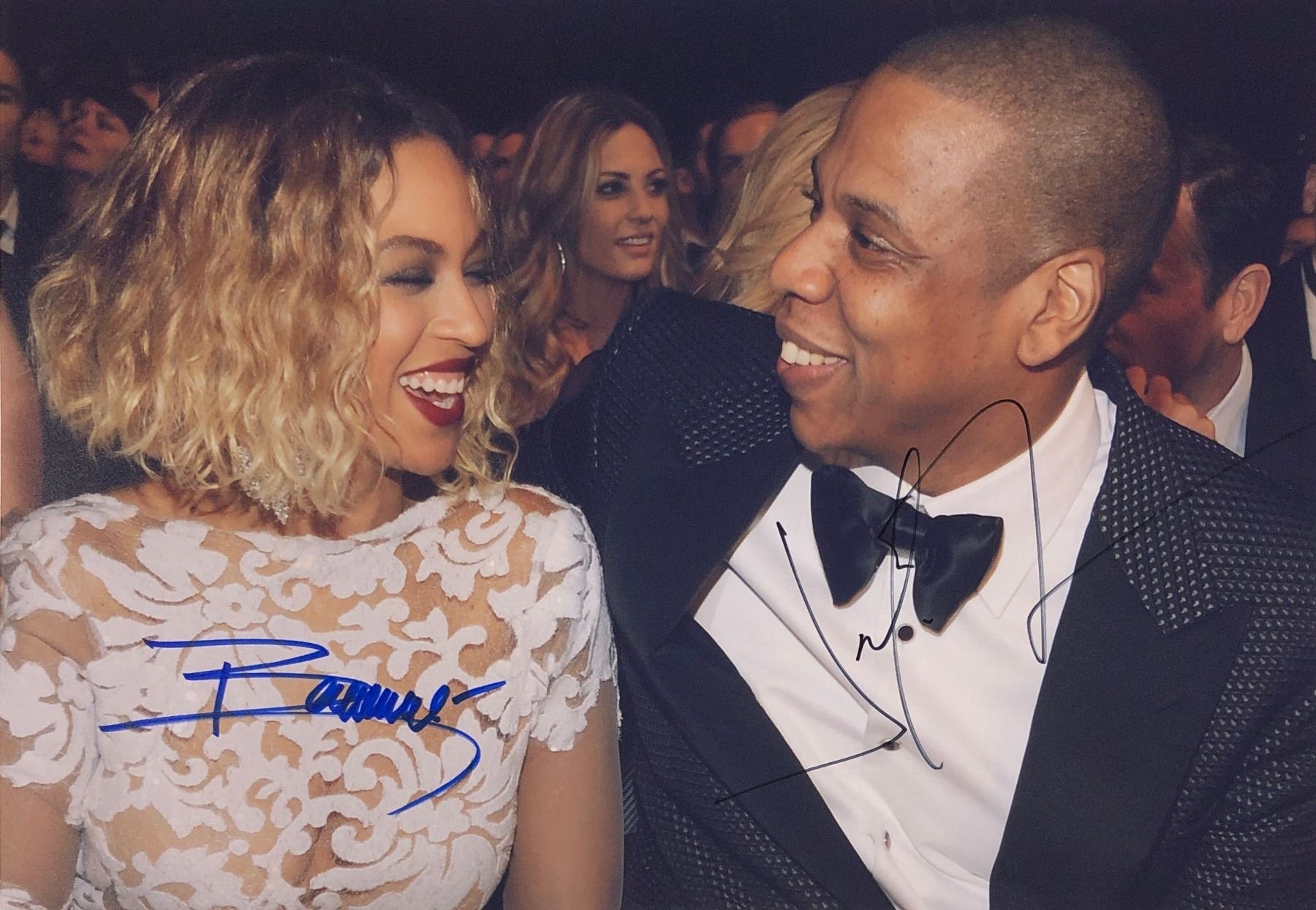 Beyonce Jay Z Photo Autograph Signed