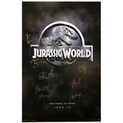 Jurassic World 1 Poster Chris Pratt Bryce Dallas Howard Autographed Signed