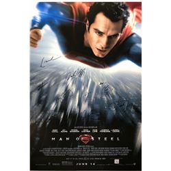 Superman Man of Steel Henry Cavill Poster Autographed Signed
