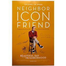 Beatiful Day in the Neighborhood Poster Autographed Signed