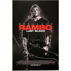 Rambo Last Blood Sylvester Stallone Poster Autographed Signed