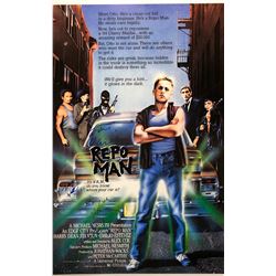 Repo Man Harry Dean Stanton Poster Autographed Signed