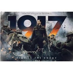 1917 Photo Mark Strong Sam Mendes Autographed Signed