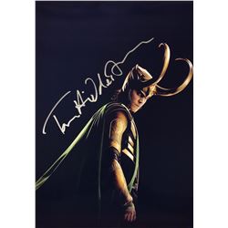 Avenger Photo Tom Hiddleston Autographed Signed
