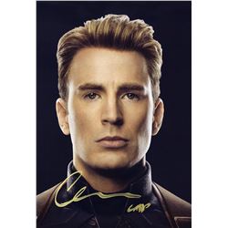 Avneger Original 6 Photo Chris Evans Autographed Signed