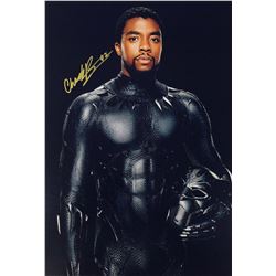 Black Panthers Photo Chadwick Boseman Autographed Signed
