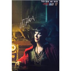 John Wick 3 Photo Anjelica Huston Autographed Signed