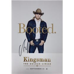 Kingsman 2 Photo Chaning Tatum Autographed Signed