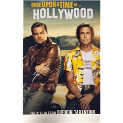 Once upon a time in Hollywood Photo Autographed Signed