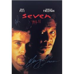 Seven Photo Morgan Freeman Autographed Signed