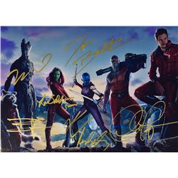 Guardians of Galaxy Photo Chris Pratt Zoe Saldana Autographed Signed