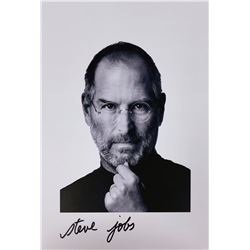 Steve Jobs Photo Autographed Signed