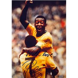 Football Pele Autographed Signed
