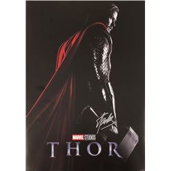 Marvel Thor Mini Poster Stan Lee Signed