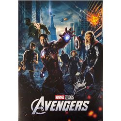 Marvel Avengers Mini Poster Stan Lee Signed