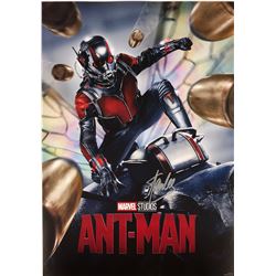 Marvel Antman Mini Poster Stan Lee Autographed