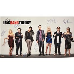 Big Bang Theory Poster Cuoco Jim Parsons Signed