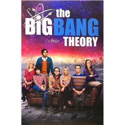 Big Bang Theory Poster Cuoco Jim Parsons Signed