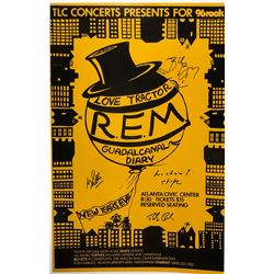 REM Michael Stipe Poster Autographed Signed