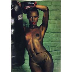 Grace Jones Photo Autograph Signed