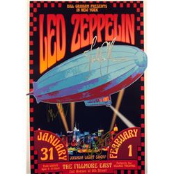 Led Zeppelin Photo Autographed Signed