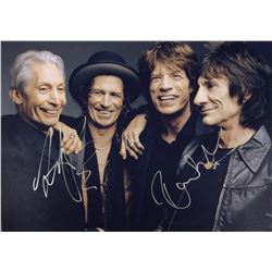 Rolling Stone Charlie Watts Photo Autographed Signed