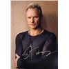 Image 1 : Sting Photo Autographed Signed