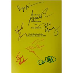 Ghostbusters Script Cover Signed Bill Murray
