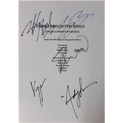 Lord of the Ring Signed Script Cover Sean Bean