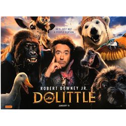 Dolittle Poster Robert Downey Jr. Autographed Signed