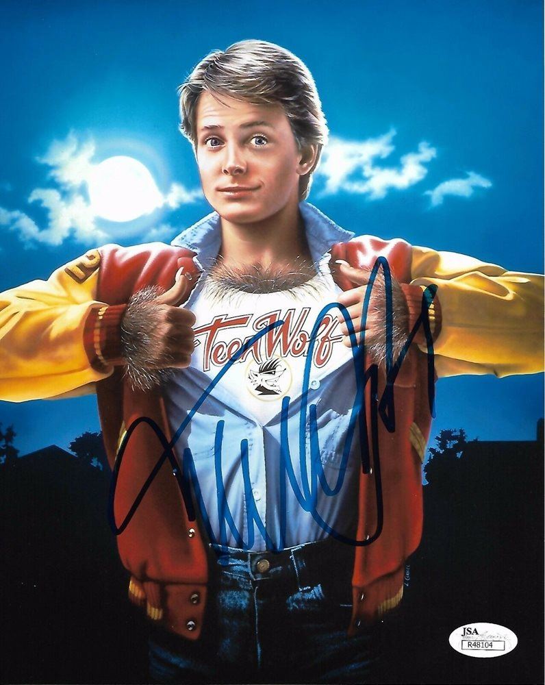 Michael J Fox Autograph Signed Photo