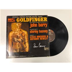 Autograph Signed James Bond 007 Vinyl