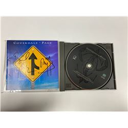 Autograph Signed Coverdale Page CD