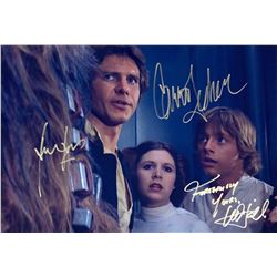 Autograph Signed Star Wars Photo