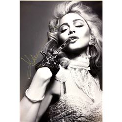 Autograph Signed Madonna Poster