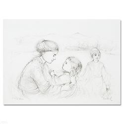"Playful Mother and Baby" Limited Edition Lithograph by Edna Hibel (1917-2014),