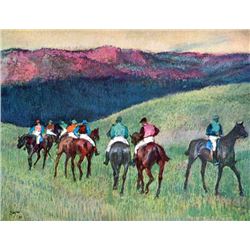 Edgar Degas - Horse Racing -The Training