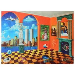 Alexander Astahov, "New York View" Hand Signed Limited Edition Giclee on Canvas