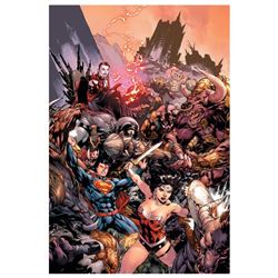 DC Comics, "Superman/ Wonder Woman #17" Numbered Limited Edition Giclee on Canva