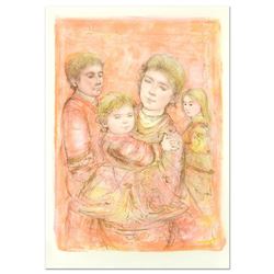 Edna Hibel (1917-2014), "Portrait of a Family" Limited Edition Lithograph, Numbe