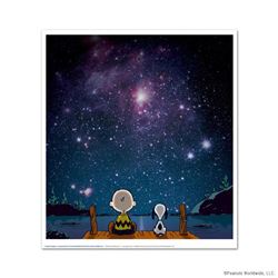Peanuts, "Stars" Hand Numbered Limited Edition Fine Art Print with Certificate o